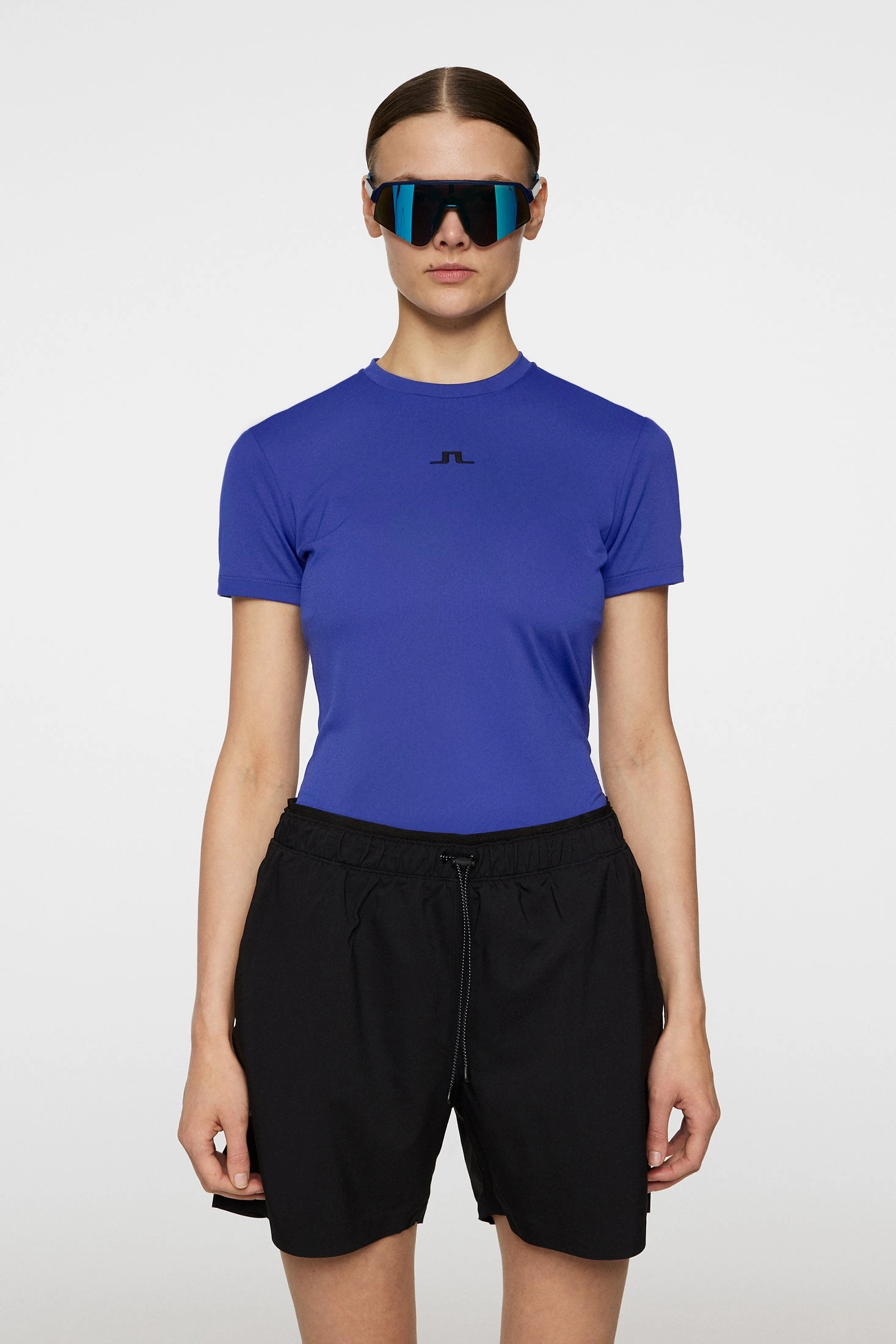 J.Lindeberg Women's ADA T-shirt- CLEMATIS BLUE J.Lindeberg Men's Apparel