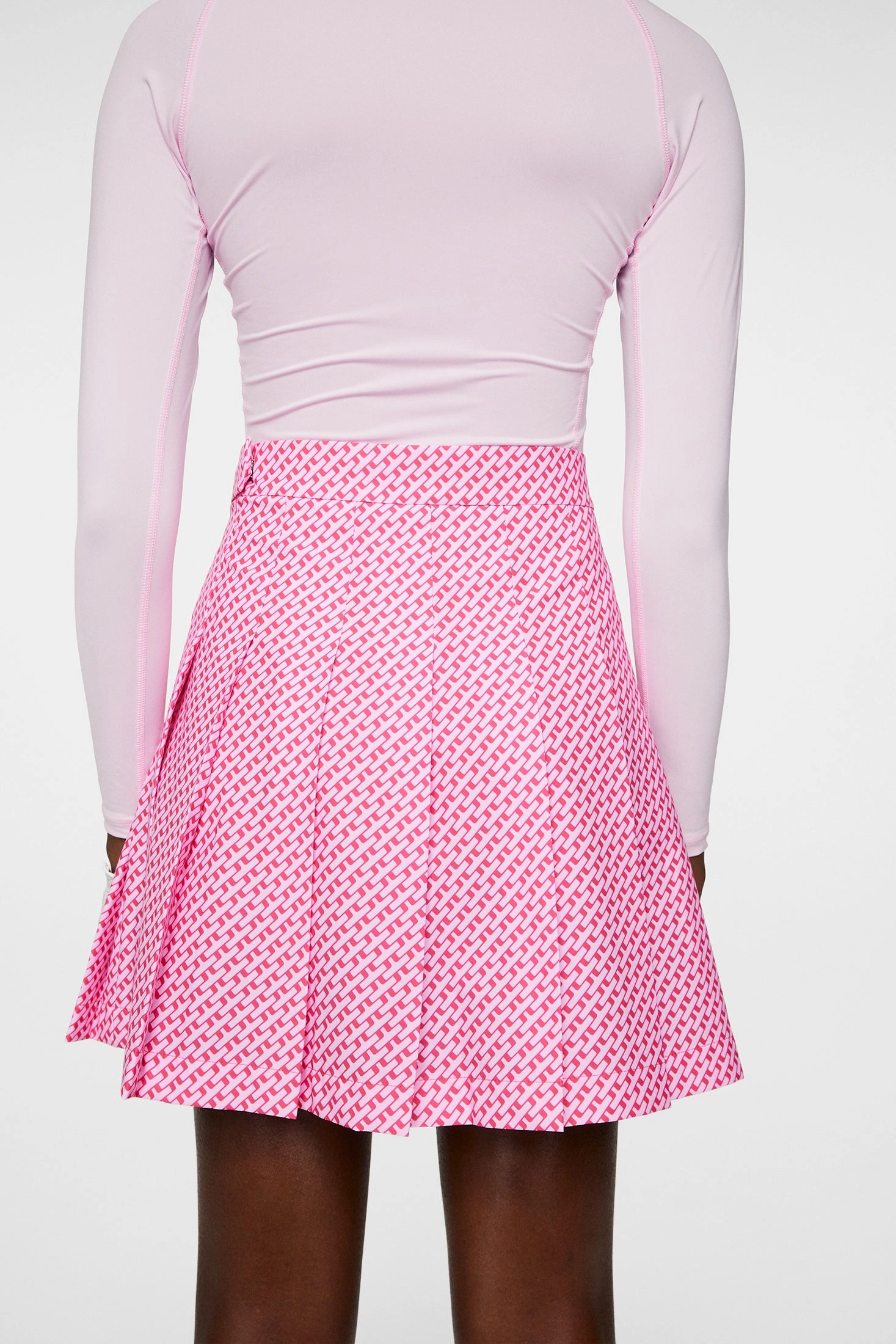 J.Lindeberg Women's ADINA Print Skirt - TOUR GEO PINK J.Lindeberg Men's Apparel
