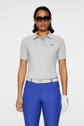 J.Lindeberg Women's AMY Polo - HIGH RISE J.Lindeberg men's golf clothing