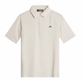 J.Lindeberg Women's AMY Polo - MOONBEAM J.Lindeberg men's golf clothing