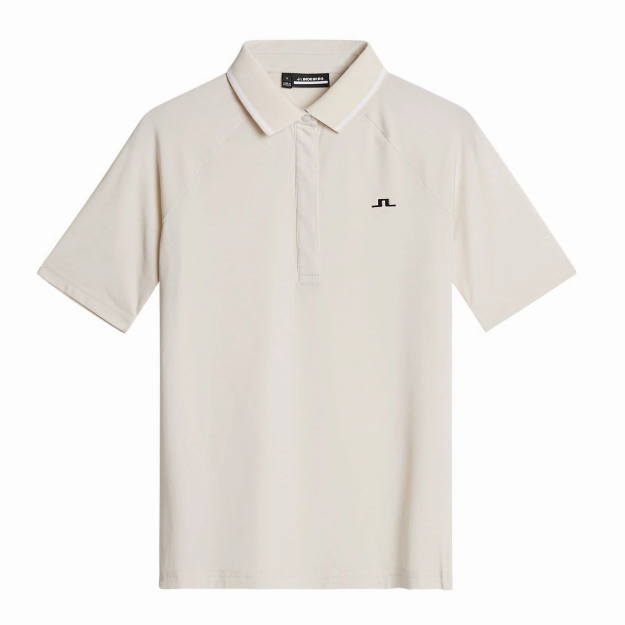 J.Lindeberg Women's AMY Polo - MOONBEAM J.Lindeberg men's golf clothing