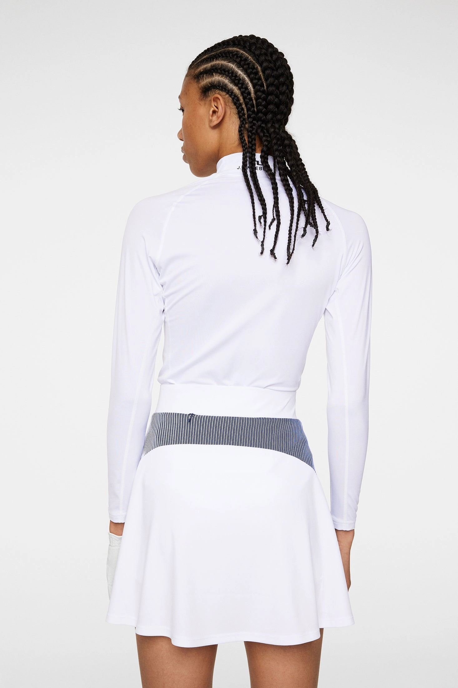 J.Lindeberg Women's ASA Compression Top - WHITE J.Lindeberg Men's Apparel