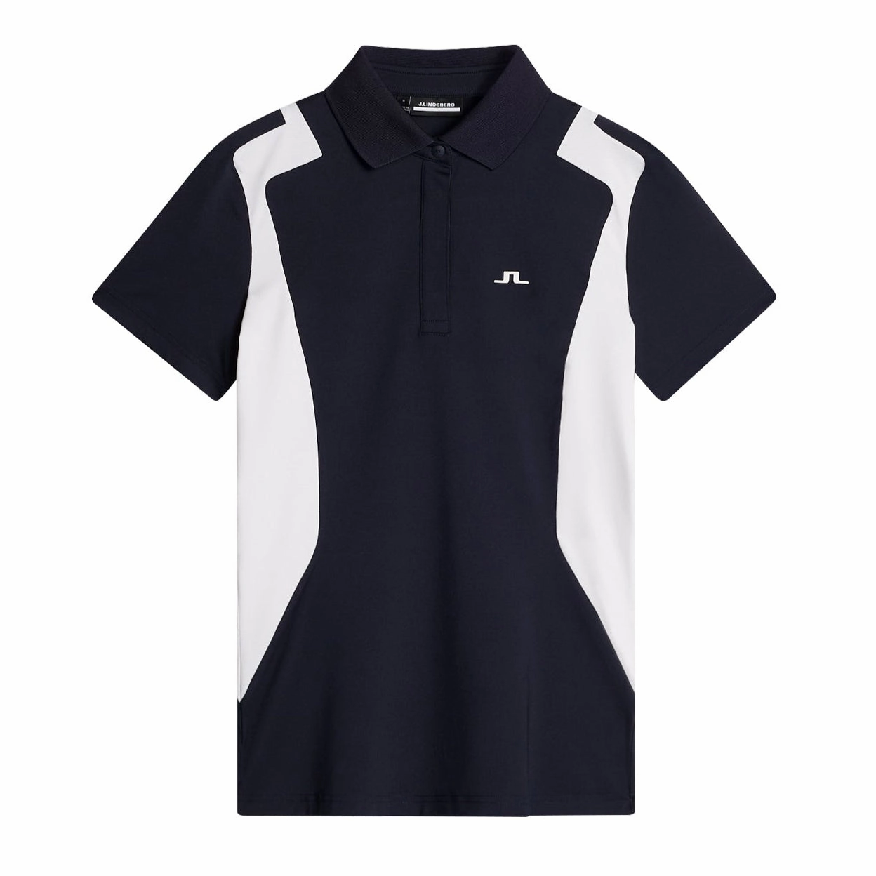 J.Lindeberg Women's BEA Polo - JL NAVY J.Lindeberg men's golf clothing