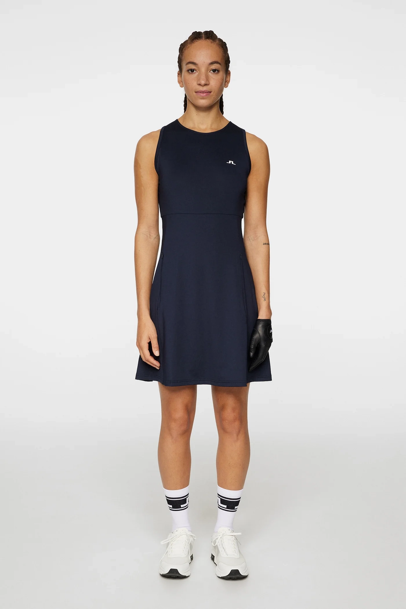 J.Lindeberg Women's CORA PRINT Dress - JL NAVY J.Lindeberg Men's Apparel