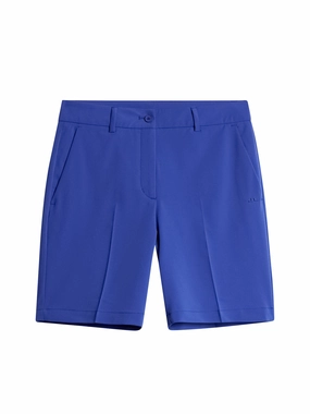 J.Lindeberg Women's Gwen Long Shorts - CLEMATIS BLUE J.Lindeberg men's golf clothing