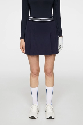 J.Lindeberg Women's HARLOW Skirt - JL NAVY J.Lindeberg men's golf clothing