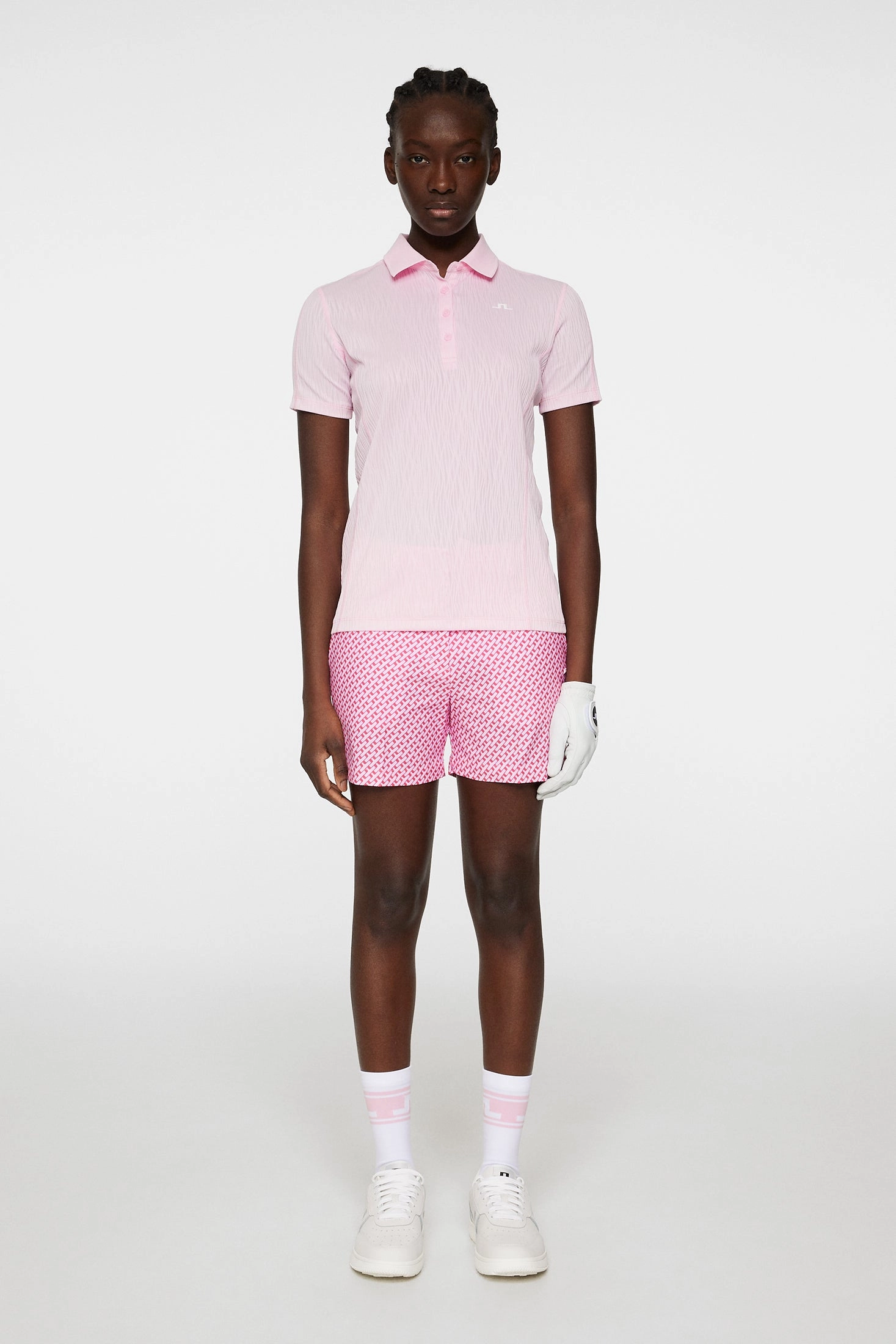 J.Lindeberg Women's IZARA Polo - NOSEGAY PINK J.Lindeberg Men's Apparel