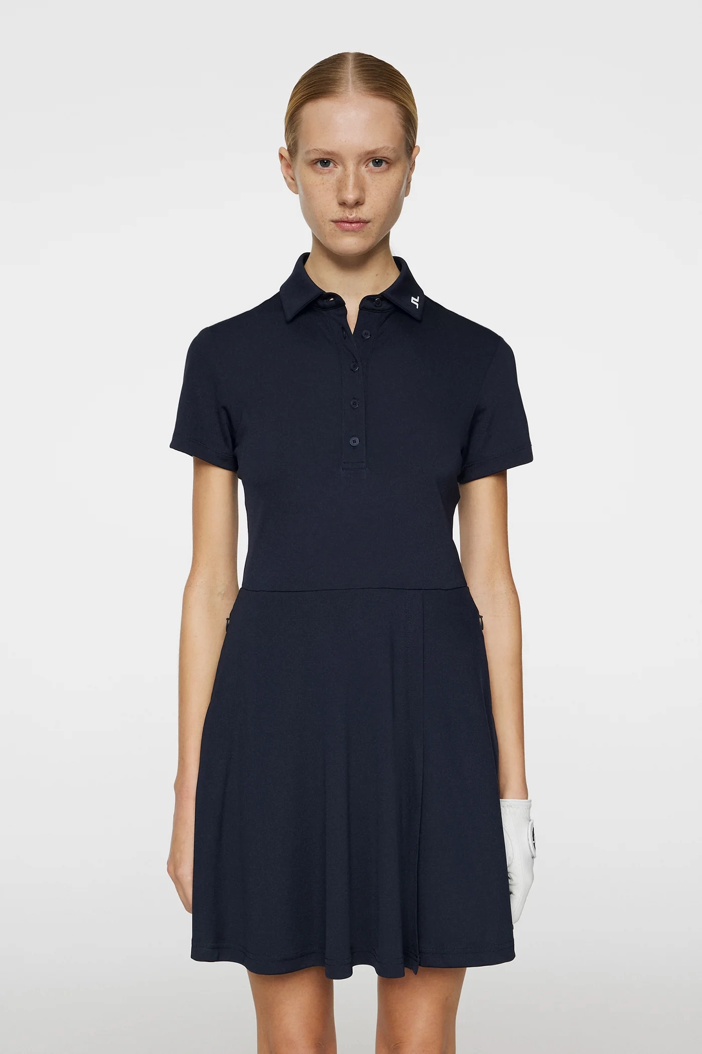 J.Lindeberg Women's JANNA Dress - JL NAVY J.Lindeberg men's golf clothing