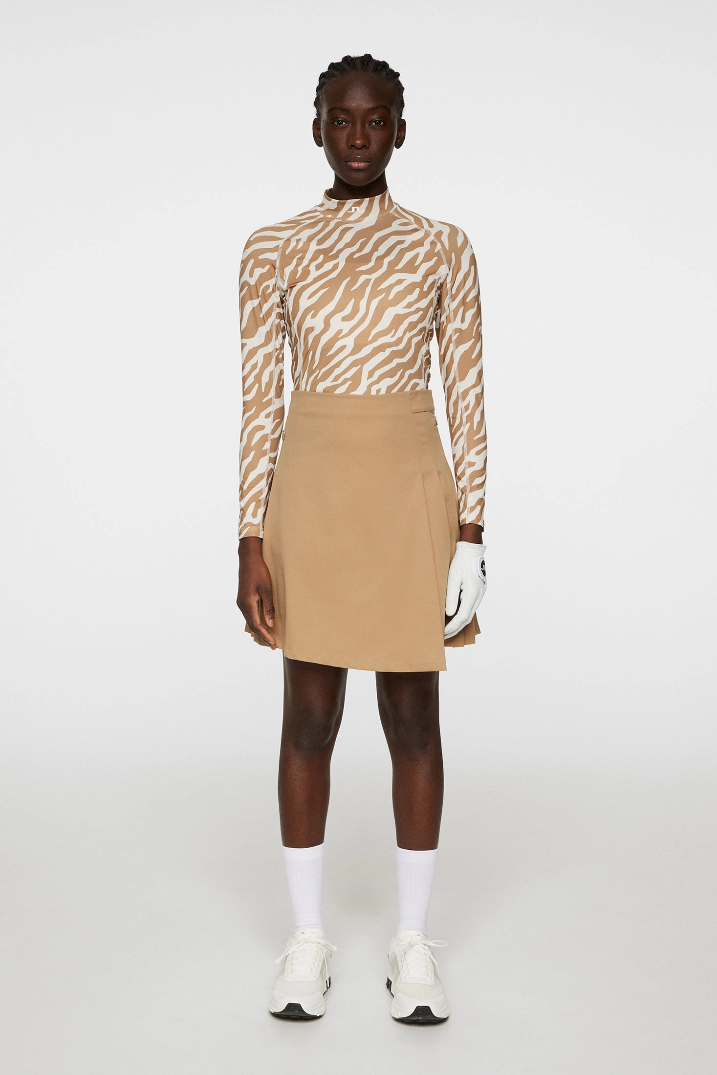 J.Lindeberg Women's JOY Skirt - TIGERS EYE J.Lindeberg Men's Apparel