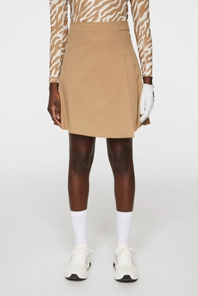 J.Lindeberg Women's JOY Skirt - TIGERS EYE J.Lindeberg men's golf clothing
