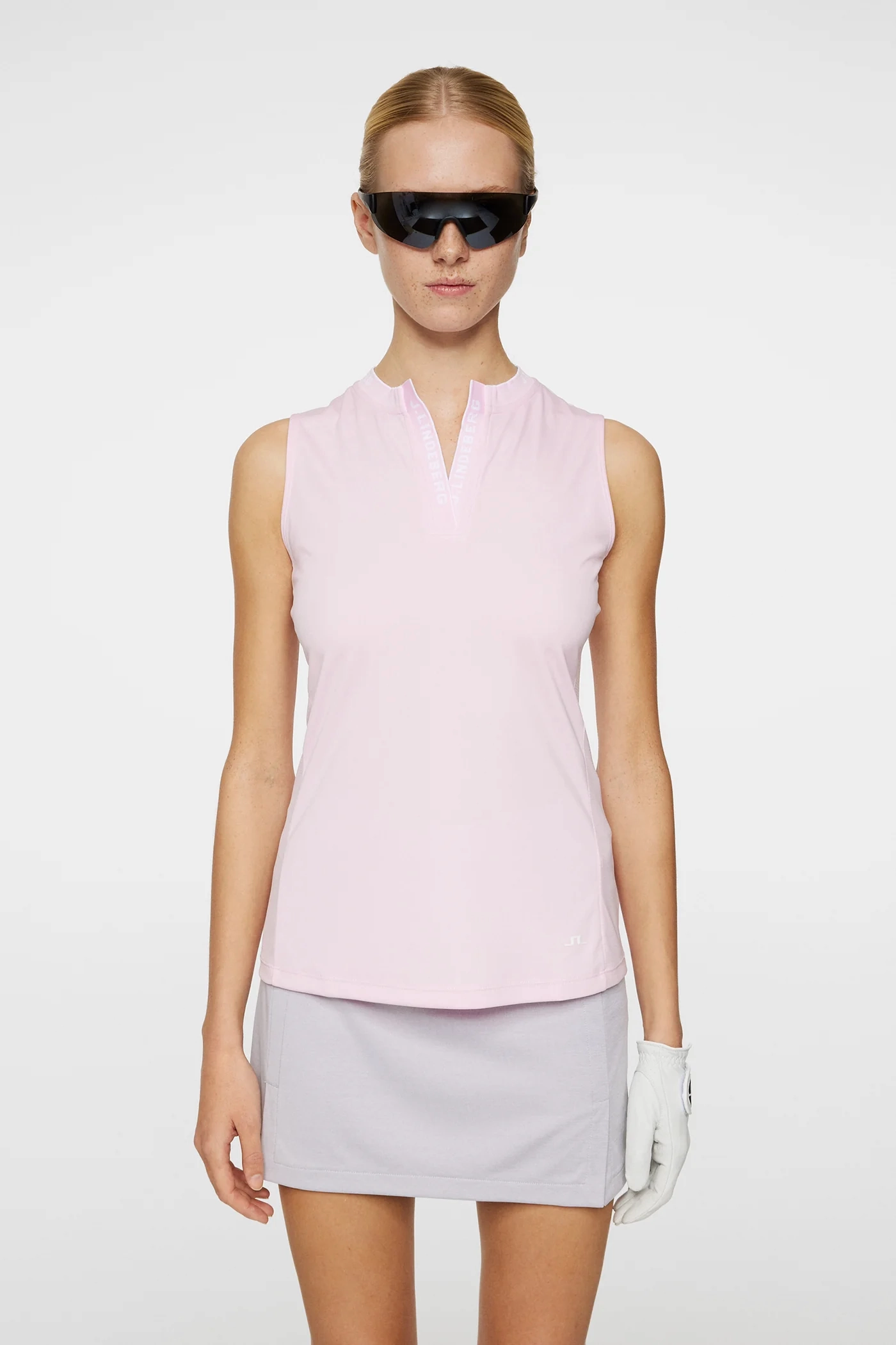 J.Lindeberg Women's LEYA Sleeveless Polo - NOSEGAY PINK J.Lindeberg Men's Apparel