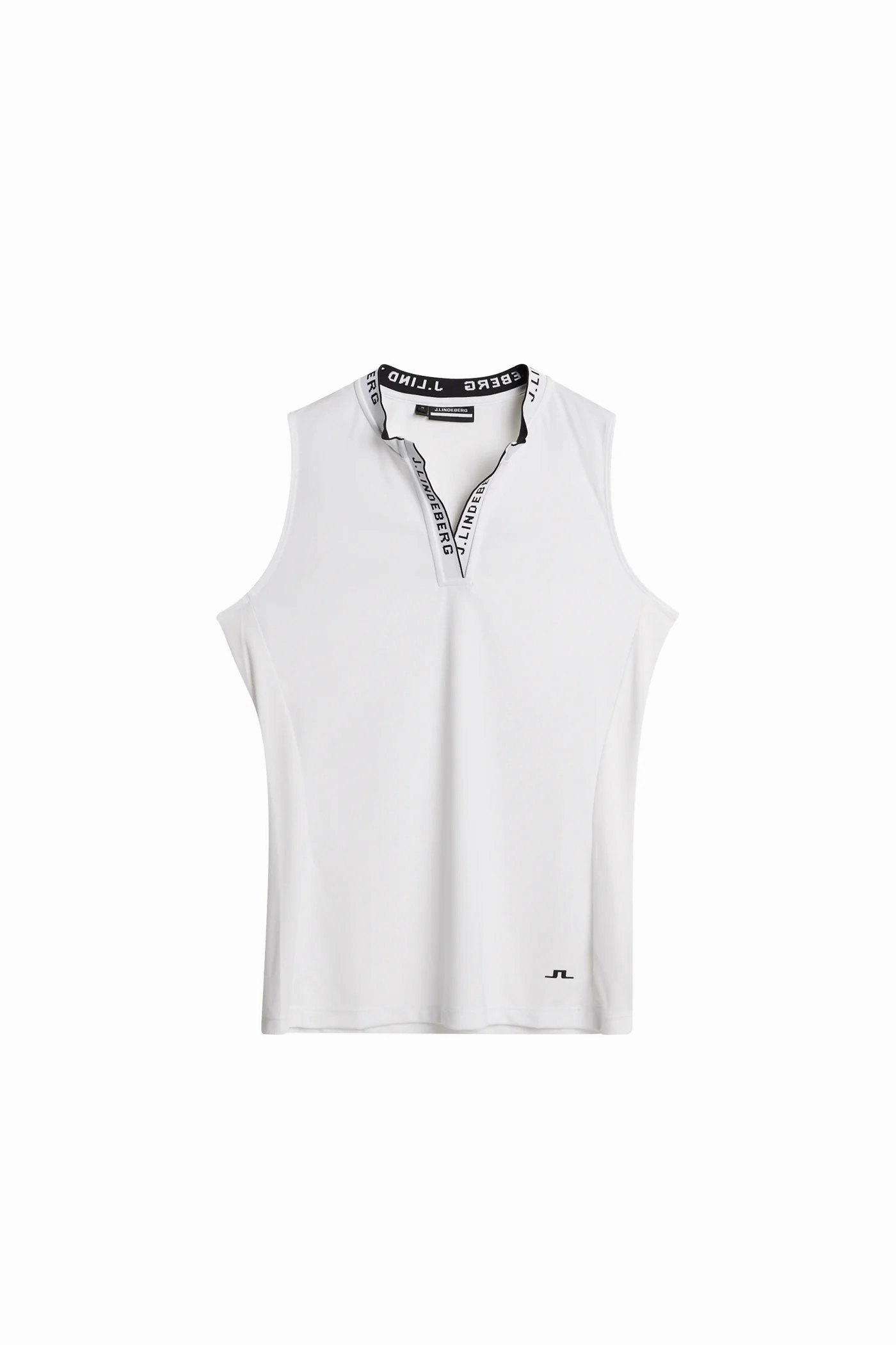 J.Lindeberg Women's LEYA Sleeveless Polo - WHITE J.Lindeberg Men's Apparel