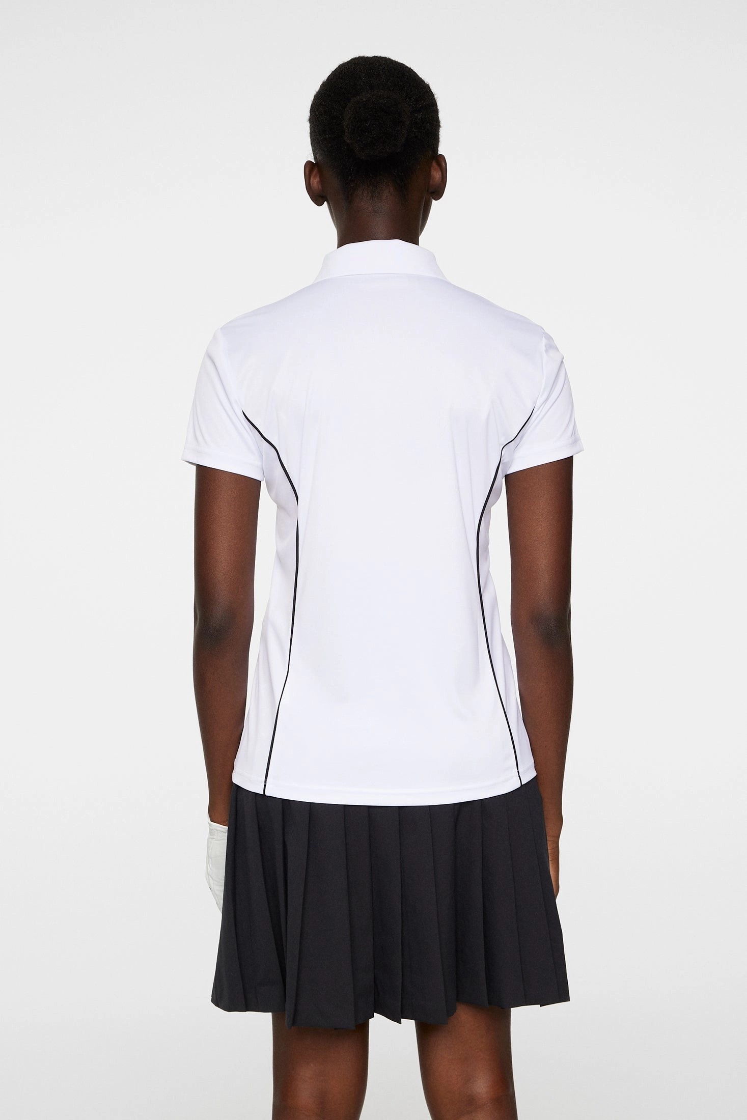 J.Lindeberg Women's LEYLA Polo - WHITE J.Lindeberg Men's Apparel