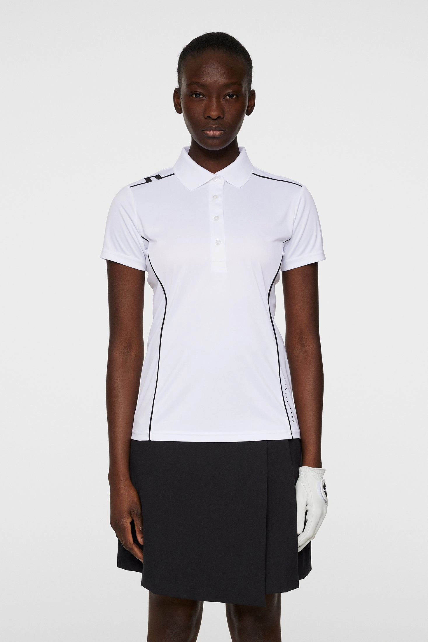 J.Lindeberg Women's LEYLA Polo - WHITE J.Lindeberg Men's Apparel