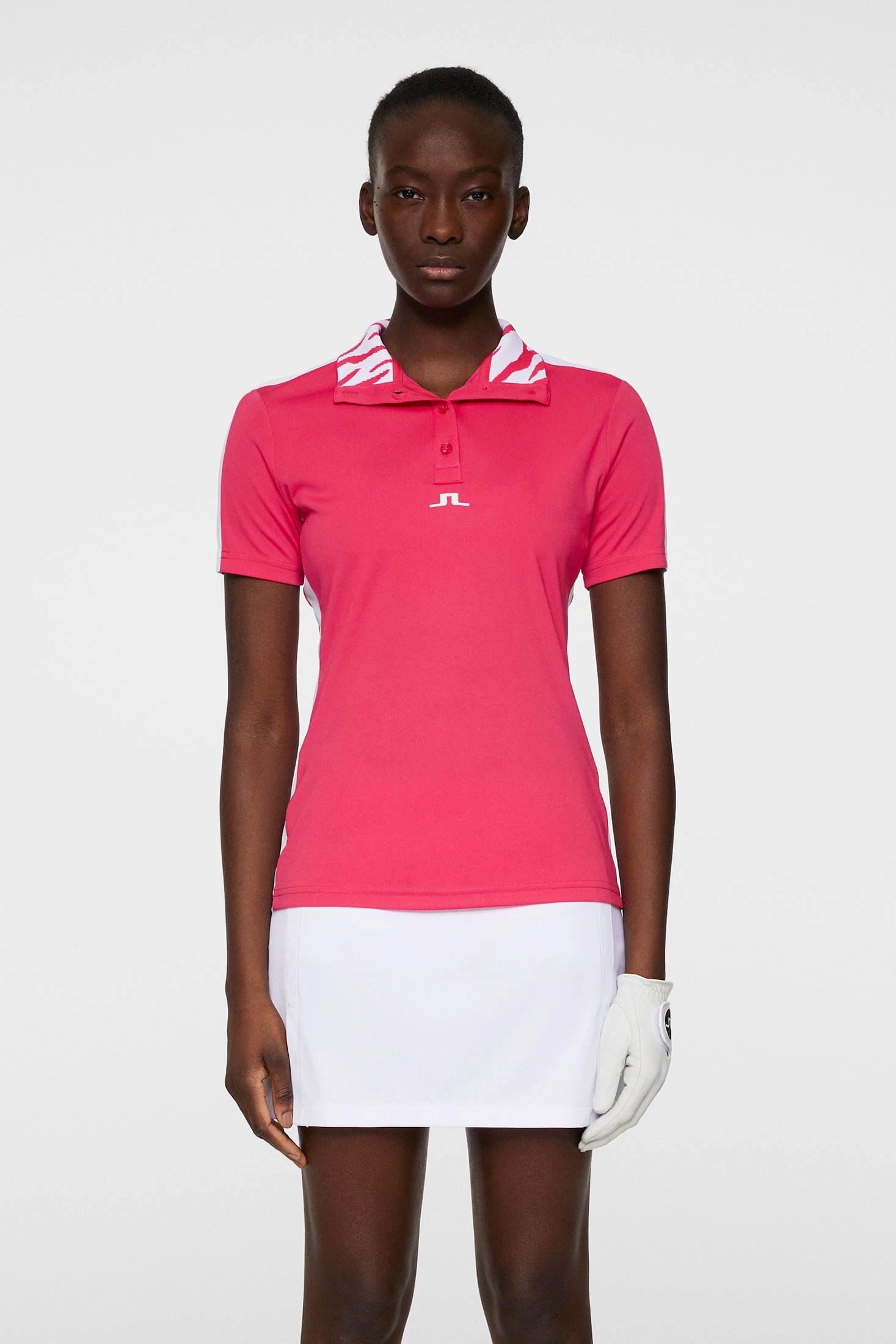 J.Lindeberg Women's PIP Polo - AZALEA J.Lindeberg Men's Apparel
