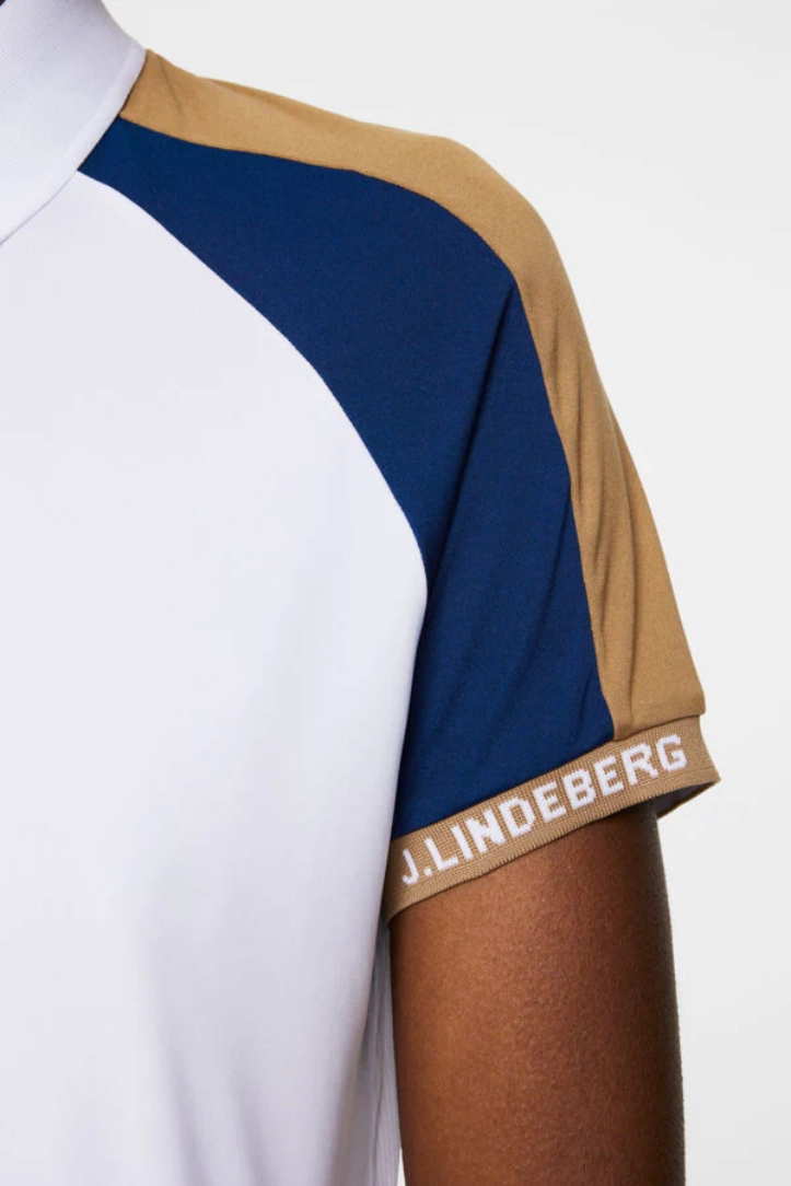 J.Lindeberg Women's PRIYA Polo - WHITE J.Lindeberg Men's Apparel