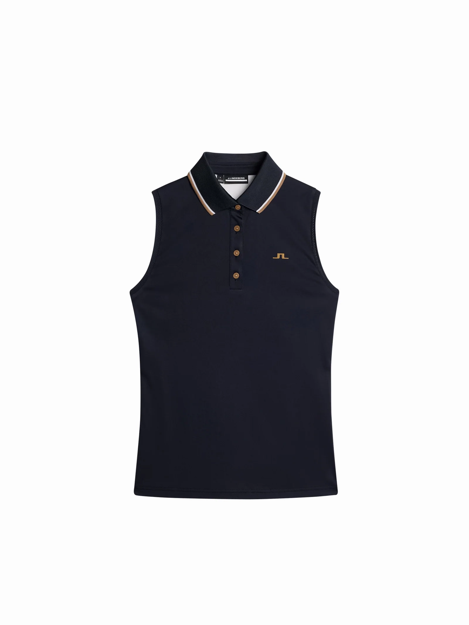 J.Lindeberg Women's SWING Sleeveless Polo - JL NAVY J.Lindeberg Men's Apparel