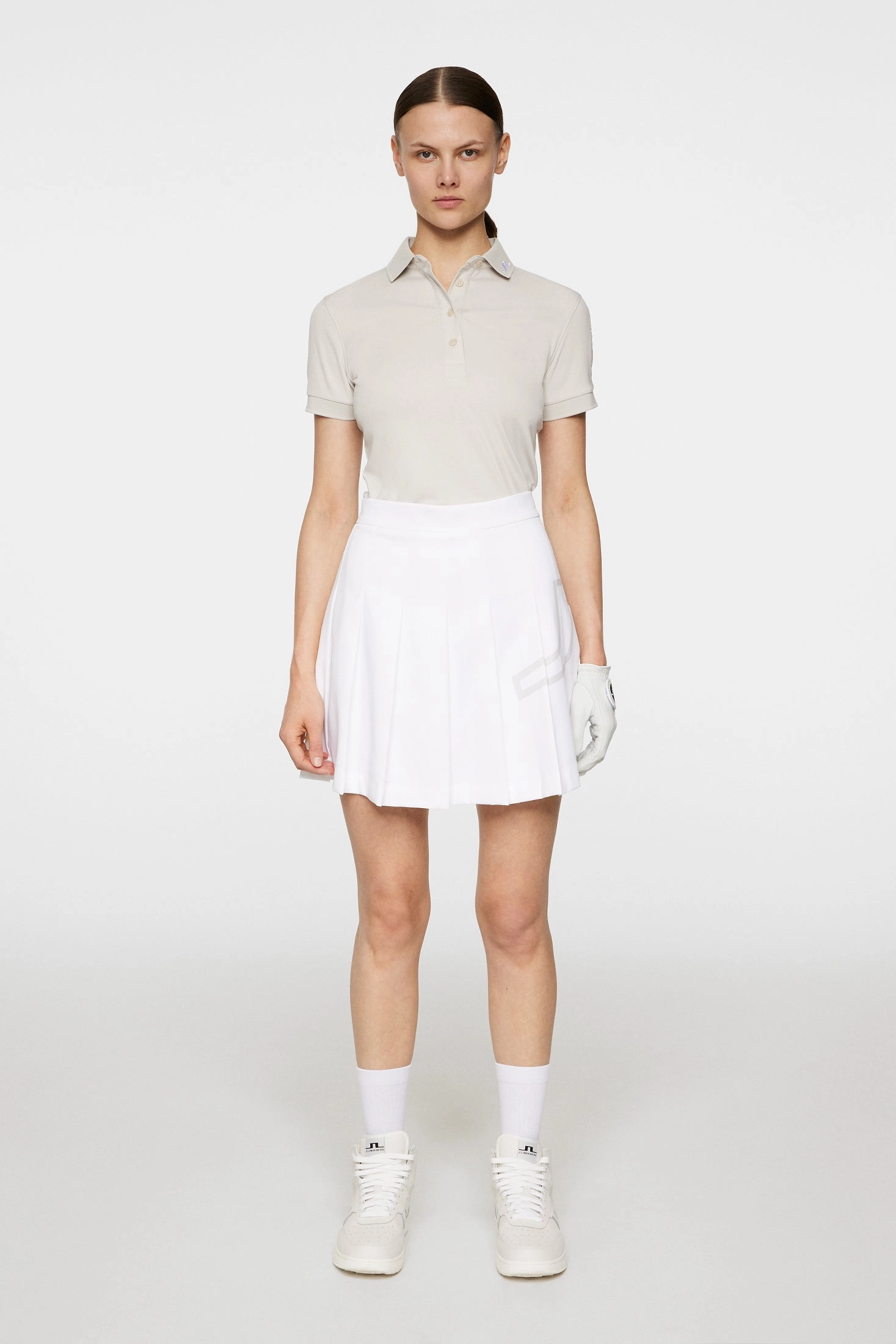 J.Lindeberg Women's TOUR TECH Polo - MOONBEAM J.Lindeberg Men's Apparel