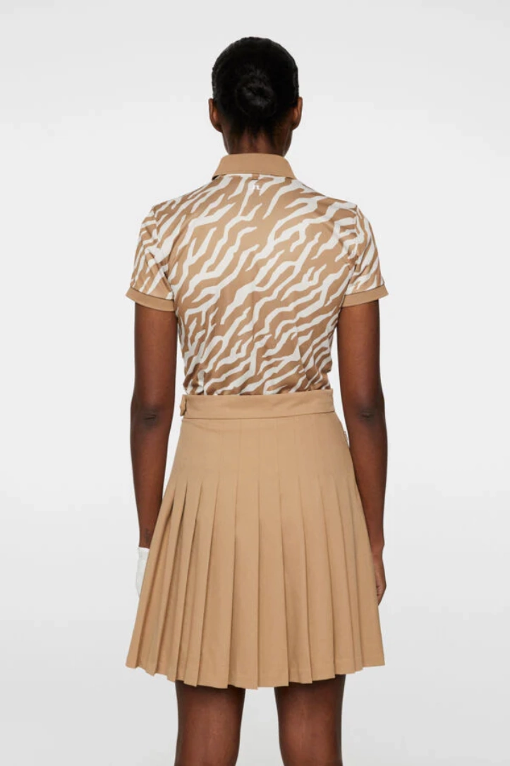 J.Lindeberg Women's TOUR TECH PRINT Polo - TOUR TIGERS EYE J.Lindeberg Men's Apparel