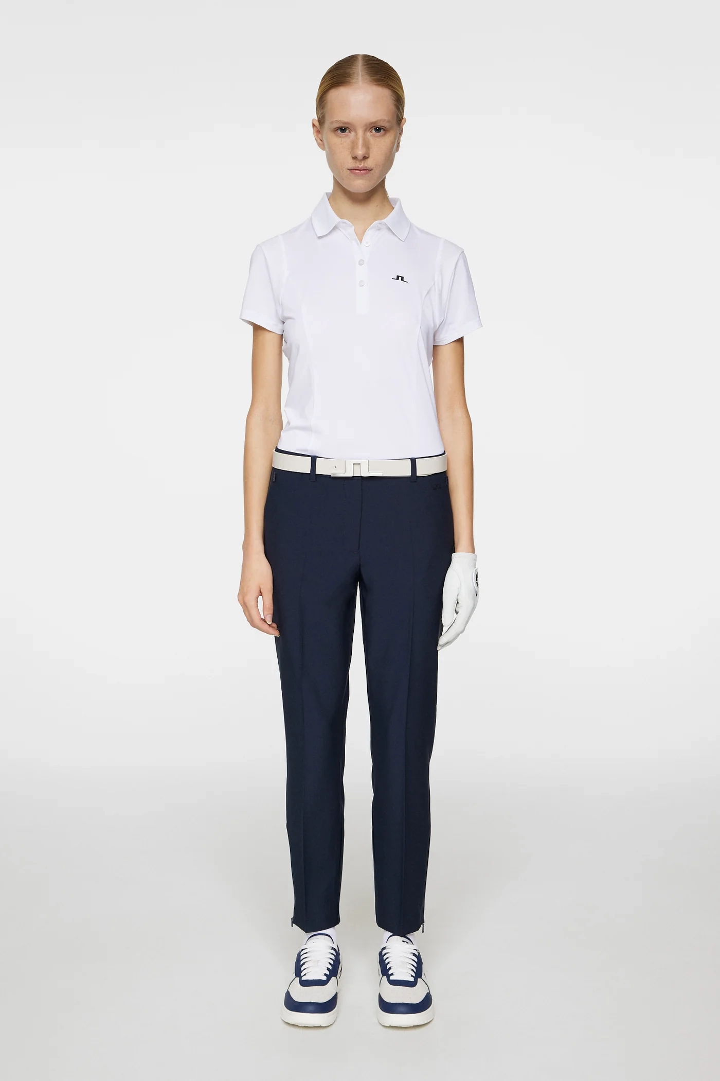J.Lindeberg Women's ZURI Polo - WHITE J.Lindeberg Men's Apparel