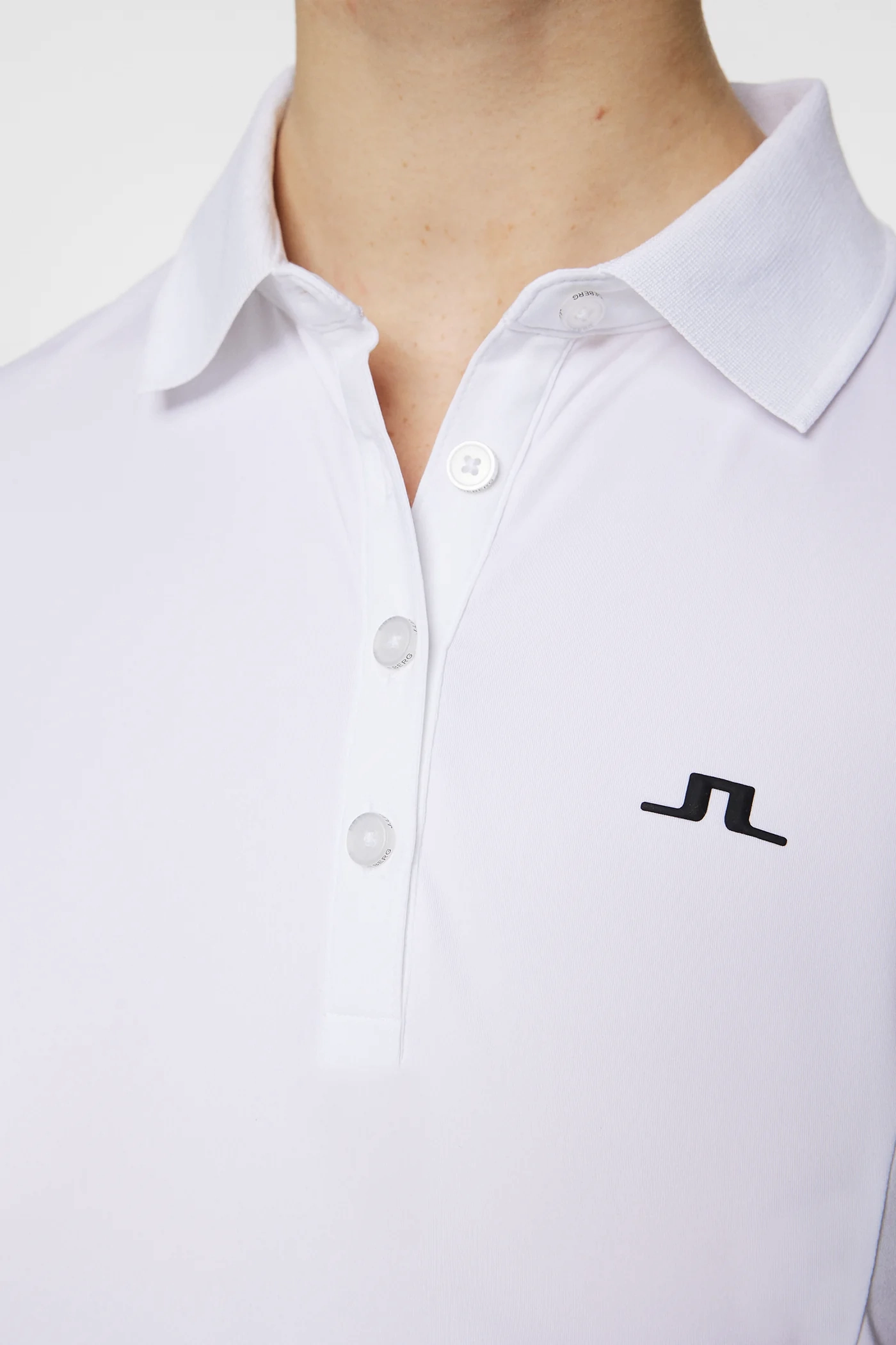 J.Lindeberg Women's ZURI Polo - WHITE J.Lindeberg Men's Apparel