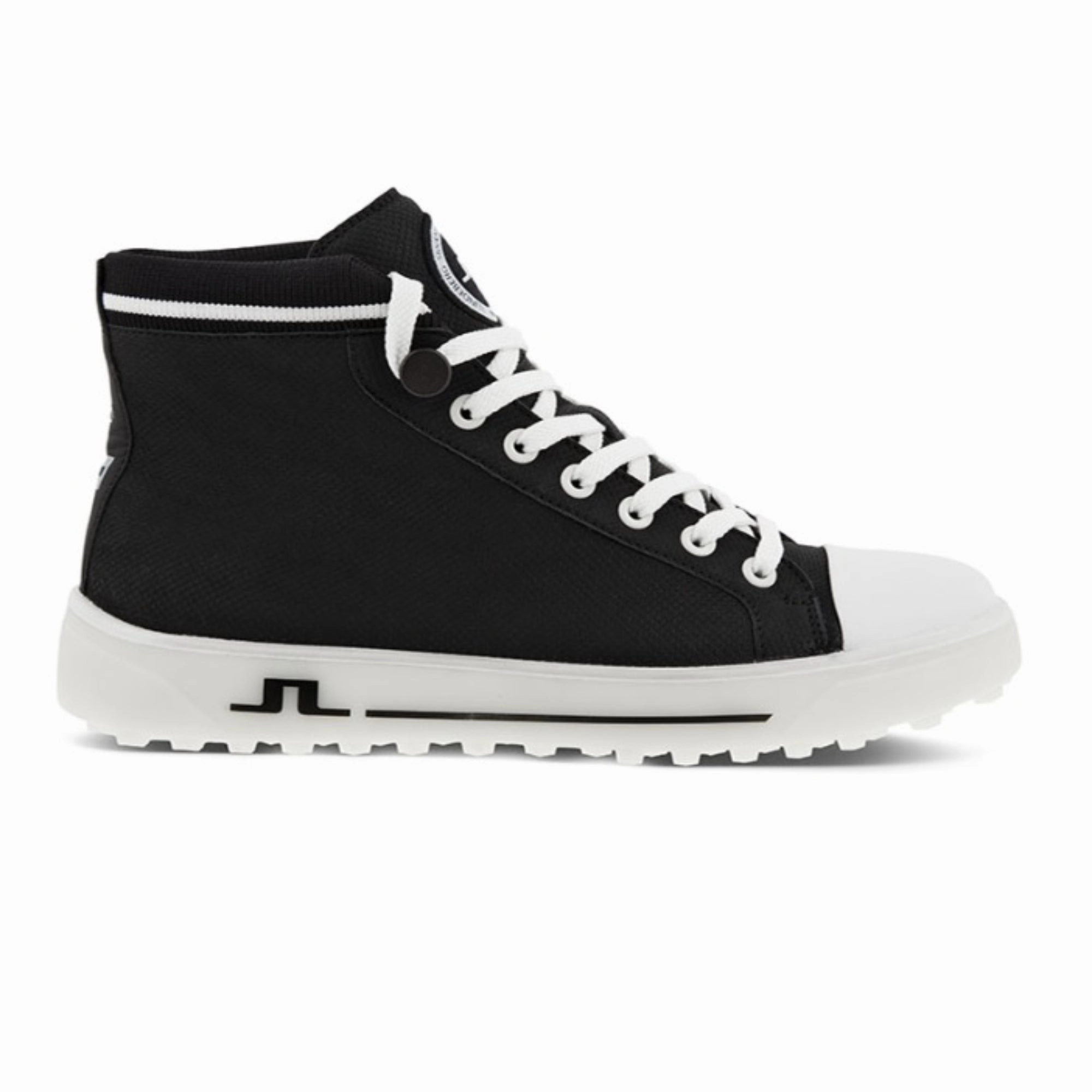J.Lindeberg x Ecco Mens Tray High Top Golf Shoes - BLACK J.Lindeberg men's golf clothing