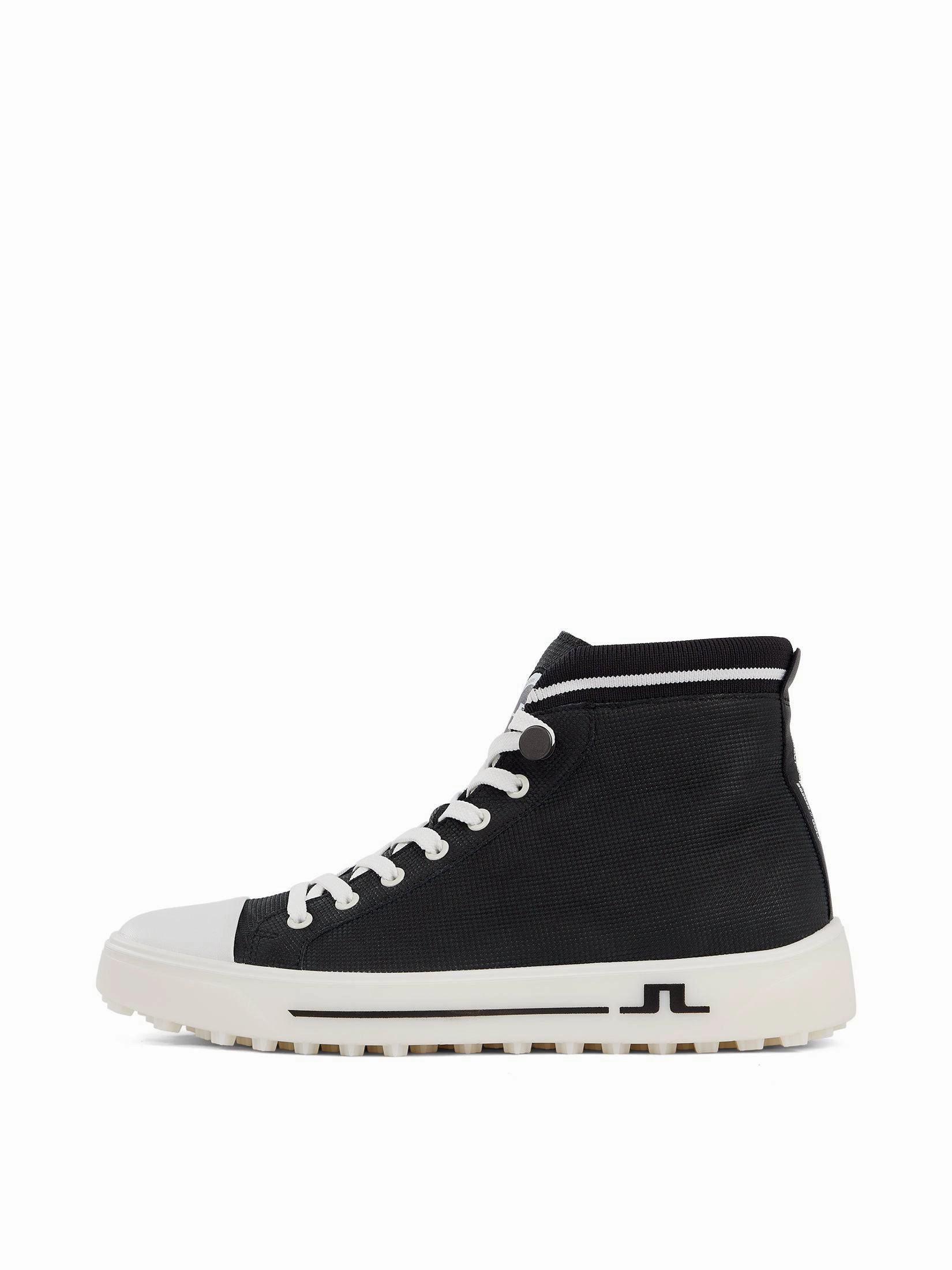 J.Lindeberg x Ecco Mens Tray High Top Golf Shoes - BLACK J.Lindeberg Men's Apparel