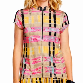 Jamie Sadock Short Sleeve Polo - Outlander Jamie Sadock women's golf fashion