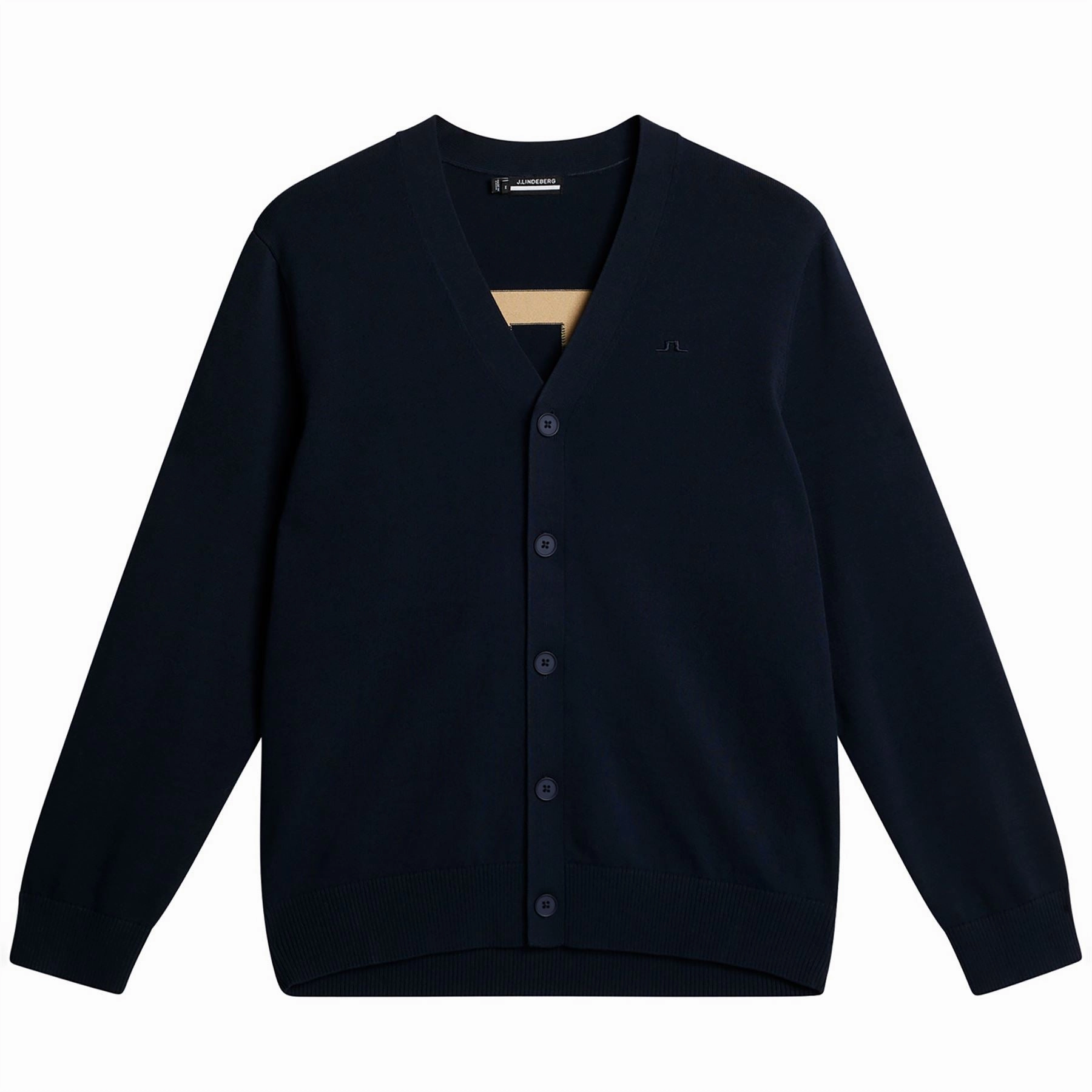 Jarred Knitted Cardigan JL Navy J.Lindeberg Golfwear for Men