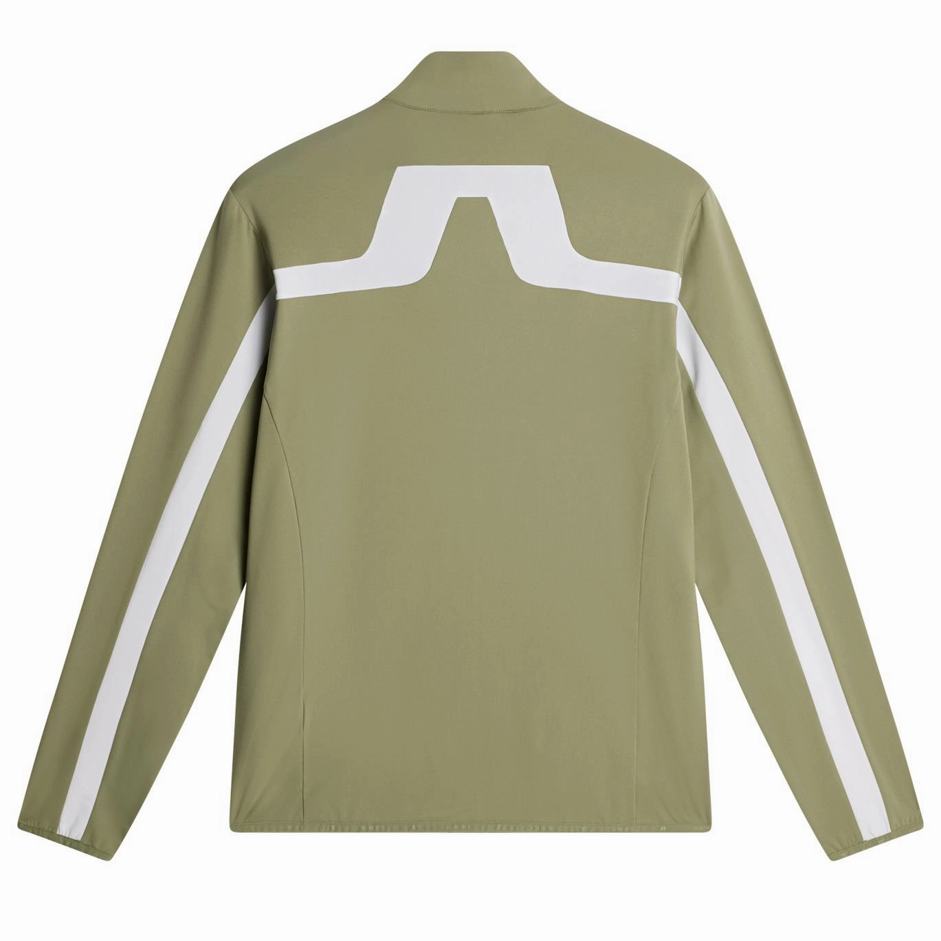 Jarvis Full Zip Mid Layer Oil Green J.Lindeberg Golfwear for Men