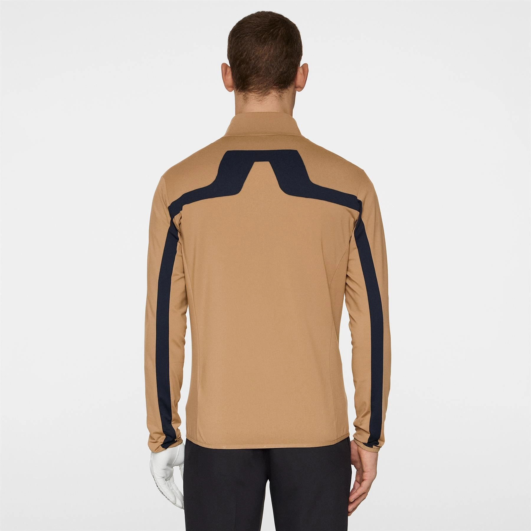 Jarvis Full Zip Mid Layer Tigers Eye J.Lindeberg Golfwear for Men