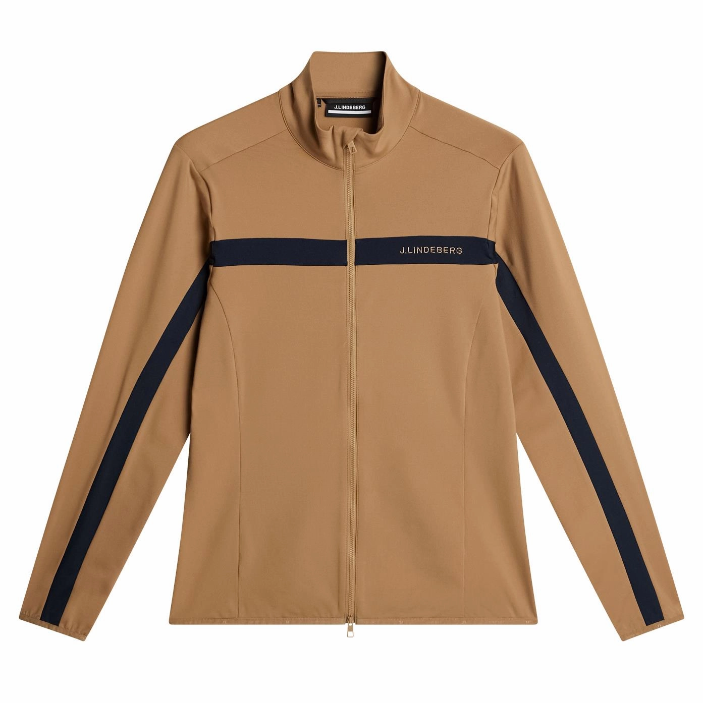 Jarvis Full Zip Mid Layer Tigers Eye J.Lindeberg Golfwear for Men