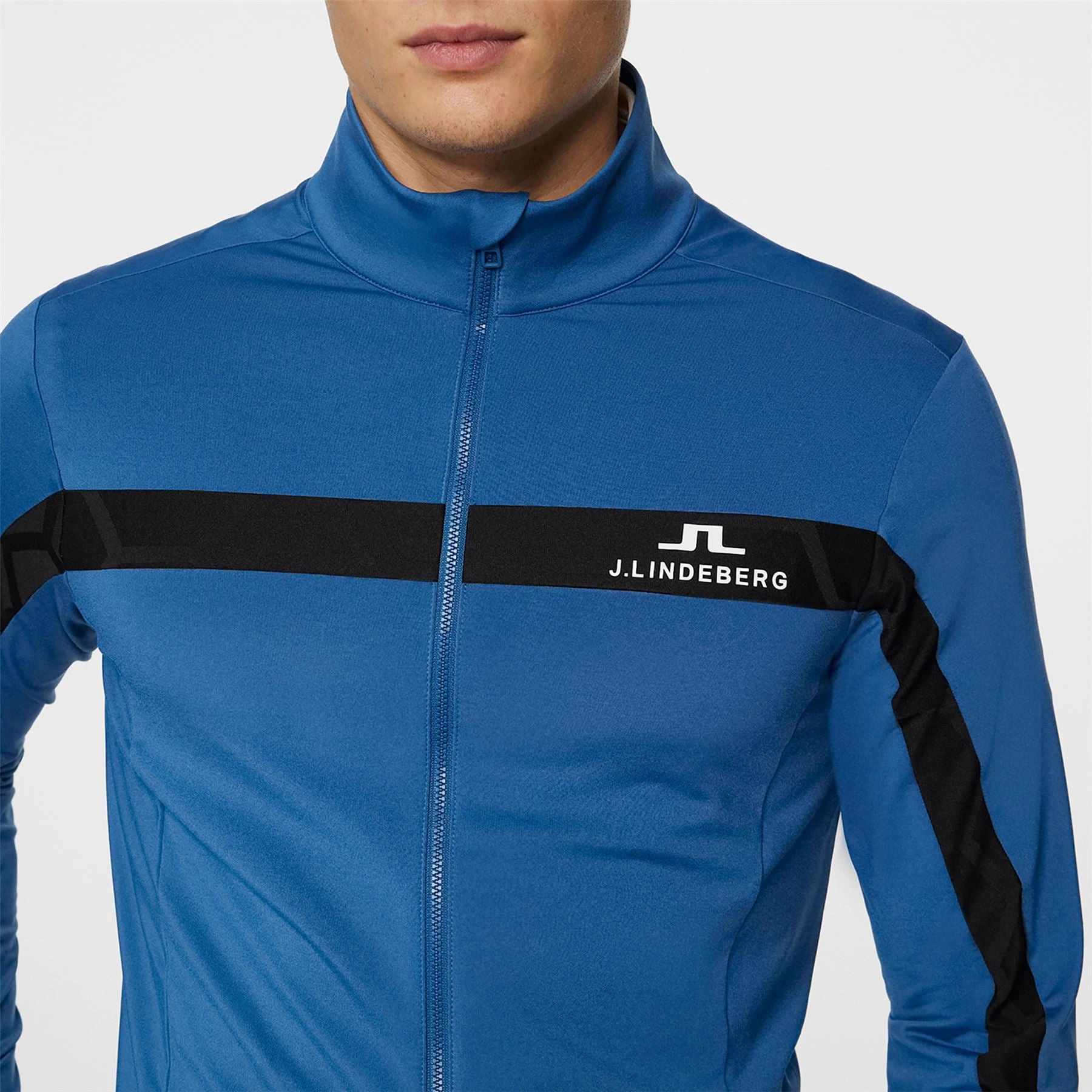 Jarvis Tour Mid Layer Dark Blue J.Lindeberg Golfwear for Men