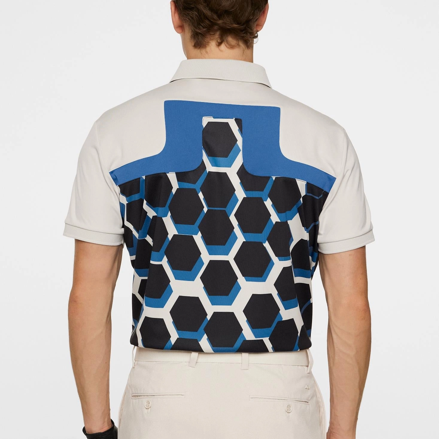 Jeffrey Tour Polo Causeway Blue J.Lindeberg Golfwear for Men