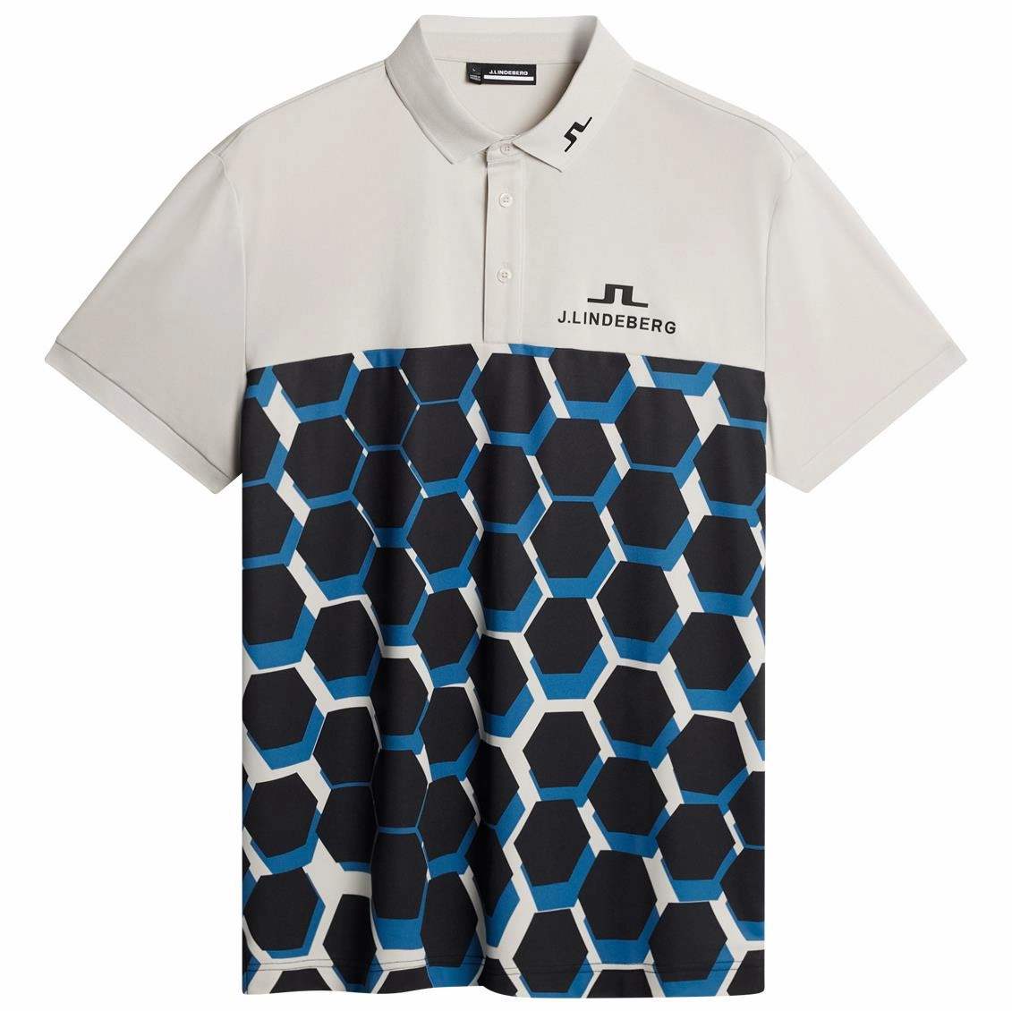 Jeffrey Tour Polo Causeway Blue J.Lindeberg Golfwear for Men