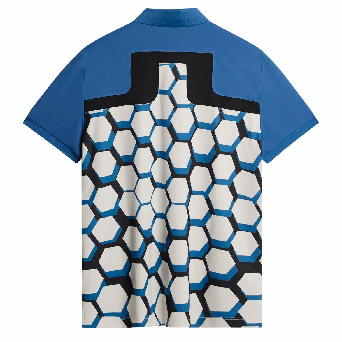 Jeffrey Tour Polo Causeway Moonbeam Black J.Lindeberg Golfwear for Men