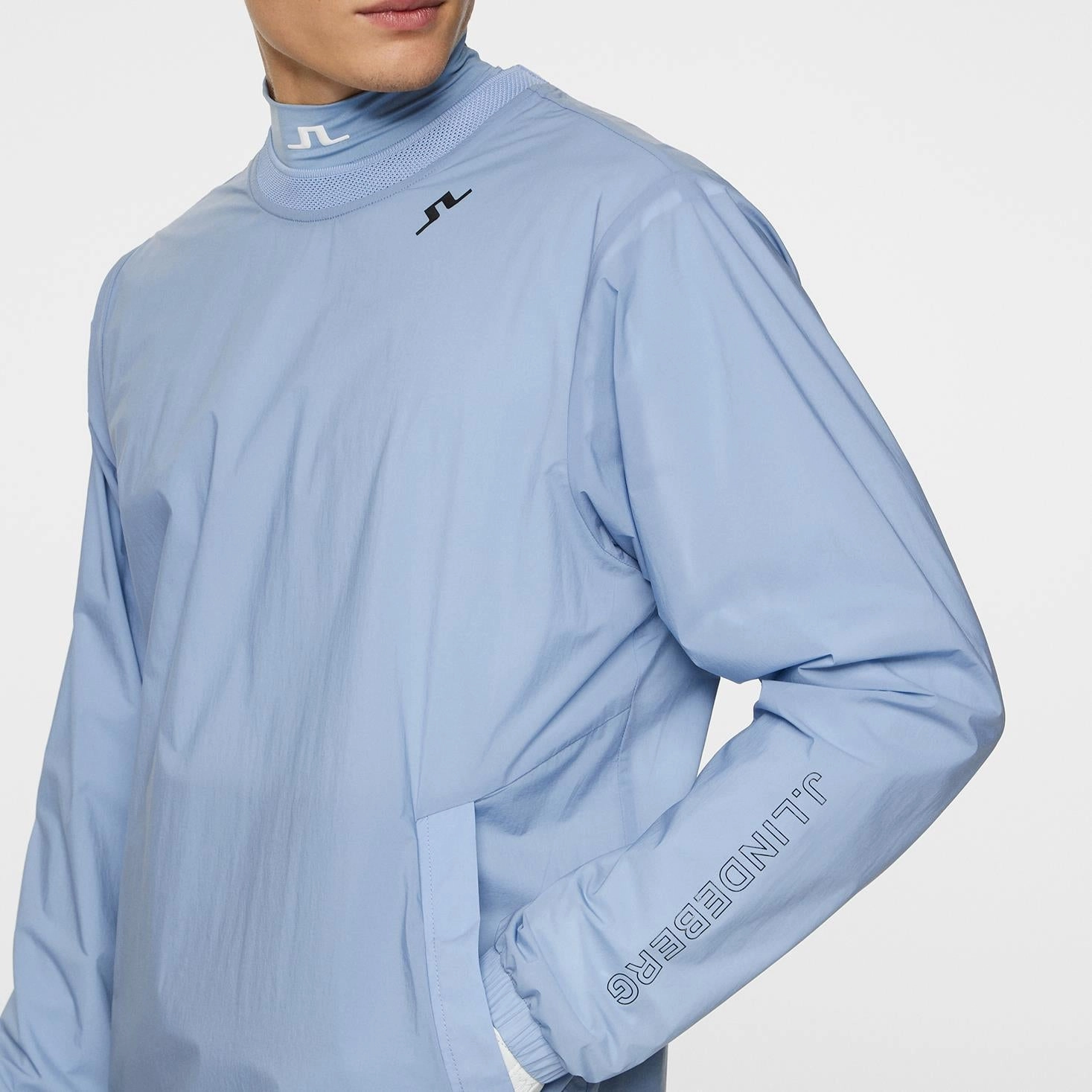 JL Pro Crew Neck Windbreaker Rain Washed J.Lindeberg Golfwear for Men