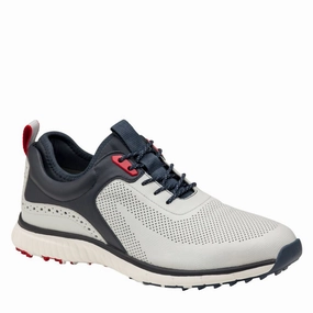 Johnston & Murphy Men's XC4 H1 Luxe Hybrid Golf Shoes - White/Navy Men's shoes from other brands