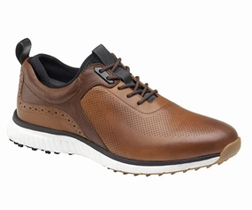 Johnston & Murphy Men's XC4 H1 Luxe Hybrid Golf Shoes Tan Men's shoes from other brands