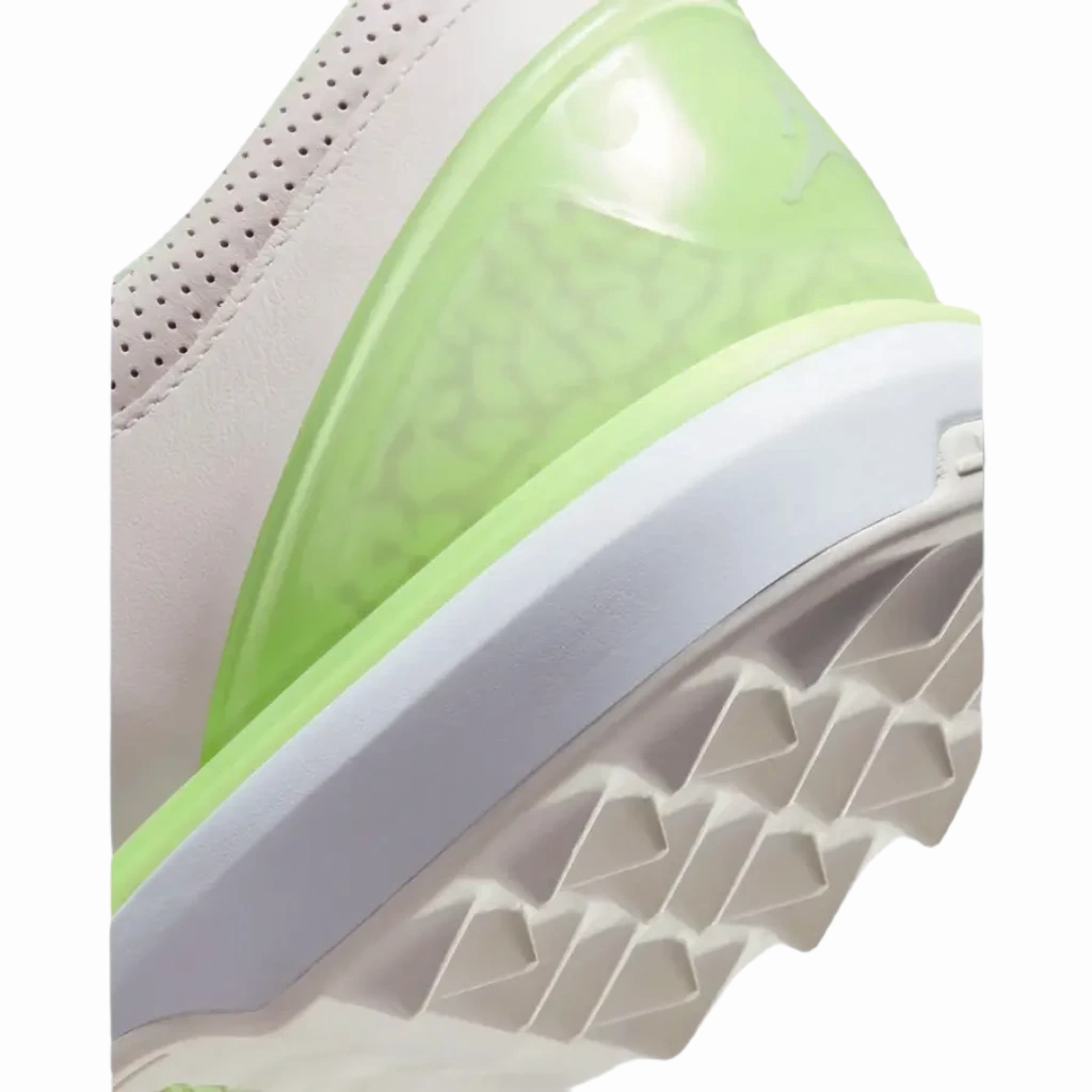 Jordan ADG 4 Men's Golf Shoes - White/Lime Men's Spikeless Golf Shoes