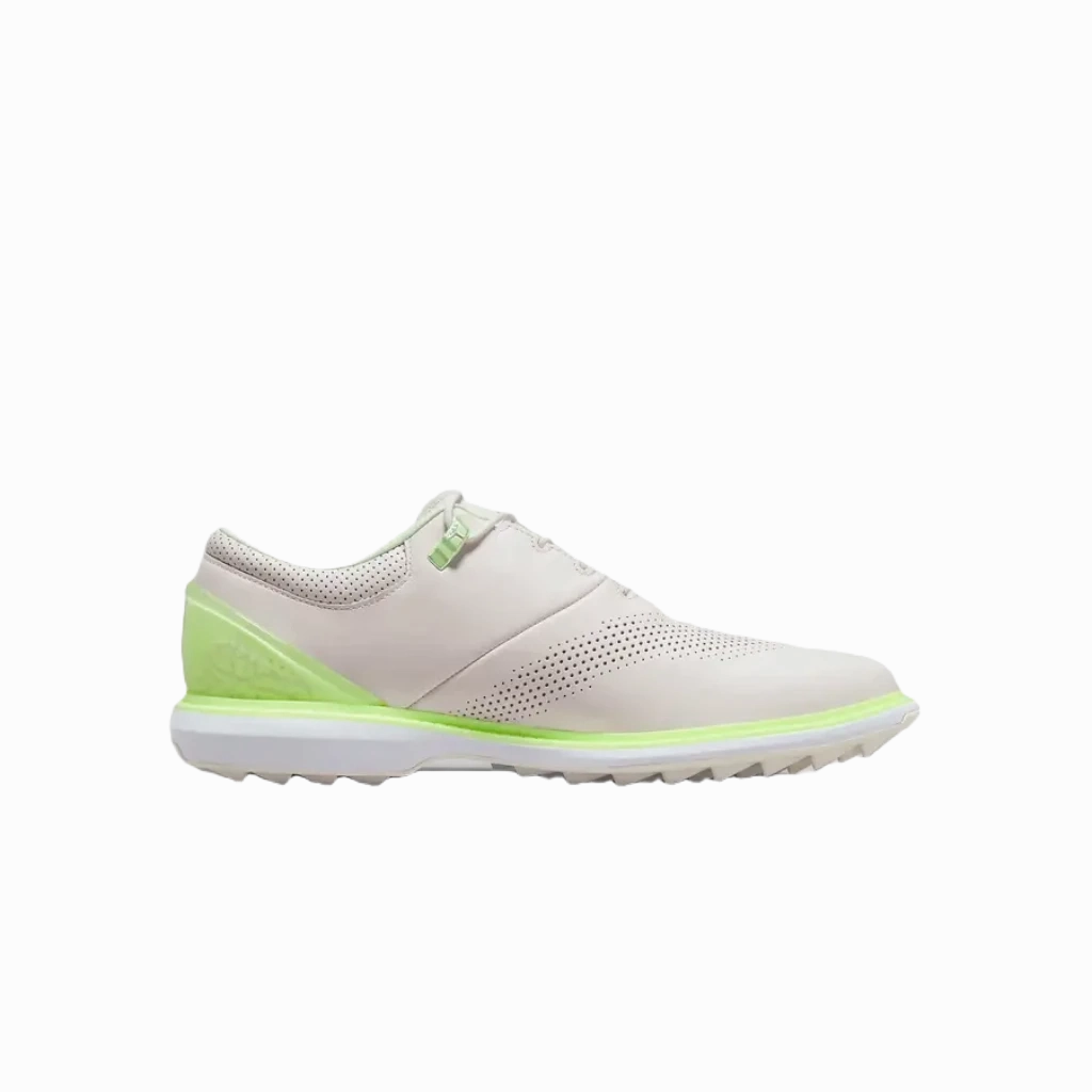 Jordan ADG 4 Men's Golf Shoes - White/Lime Men's Spikeless Golf Shoes