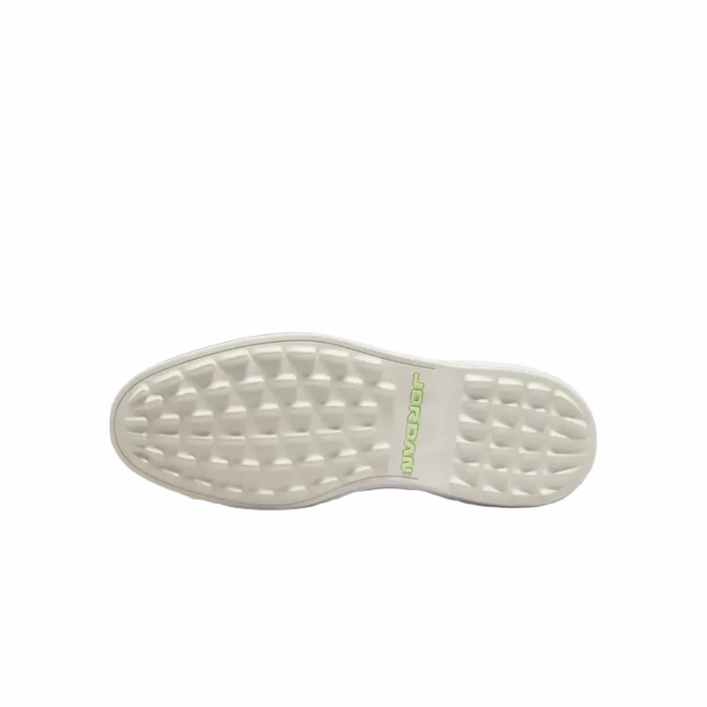 Jordan ADG 4 Men's Golf Shoes - White/Lime Men's Spikeless Golf Shoes