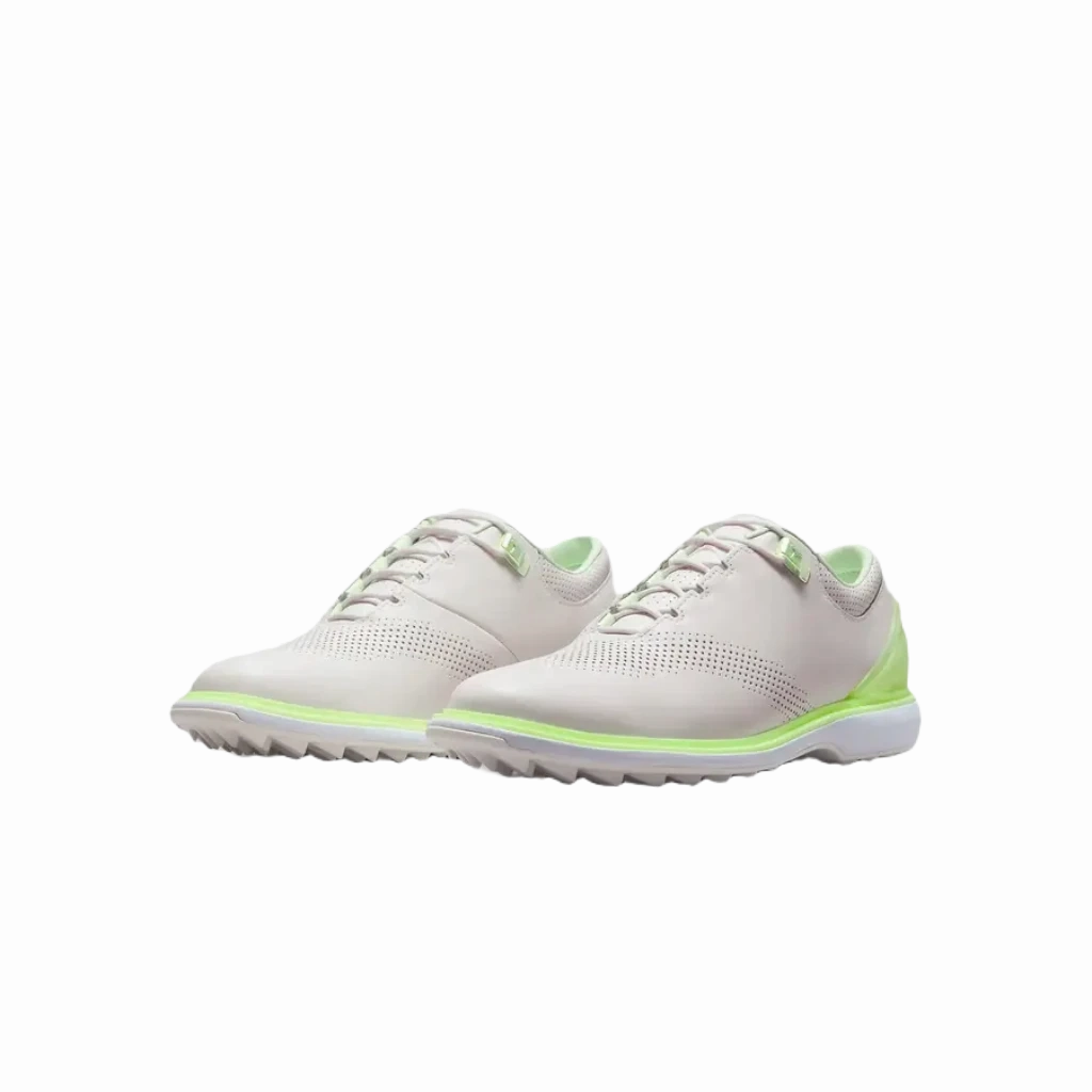 Jordan ADG 4 Men's Golf Shoes - White/Lime Men's Spikeless Golf Shoes