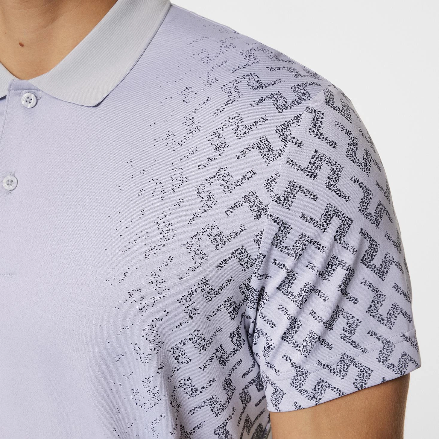 Kalle Polo Light Grey J.Lindeberg Golfwear for Men