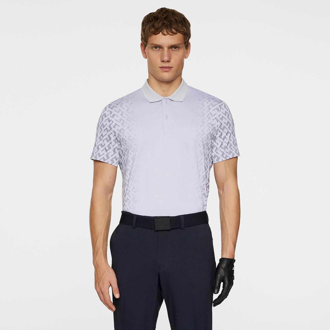 Kalle Polo Light Grey J.Lindeberg Golfwear for Men