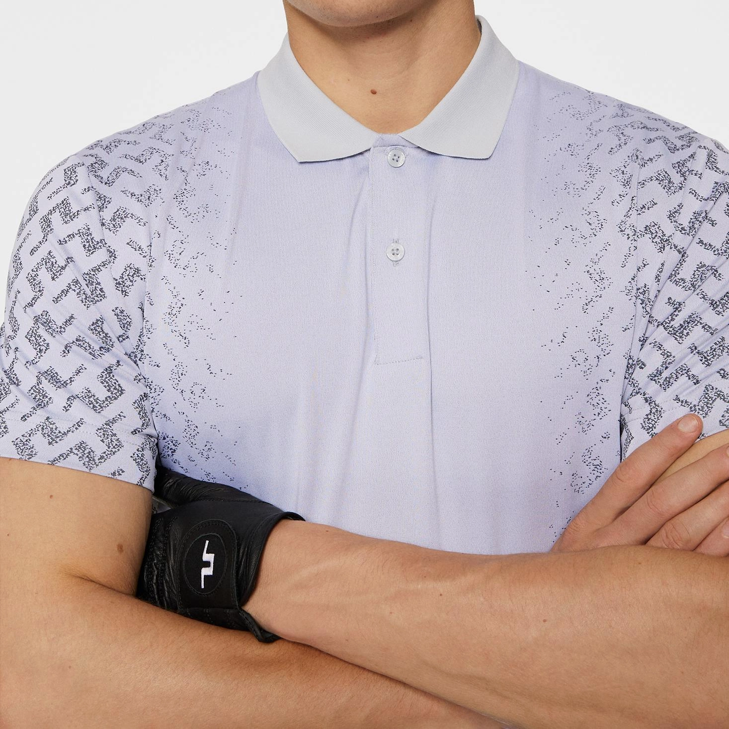Kalle Polo Light Grey J.Lindeberg Golfwear for Men