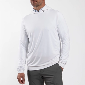Kallen Hoodie White Kjus men's performance outerwear