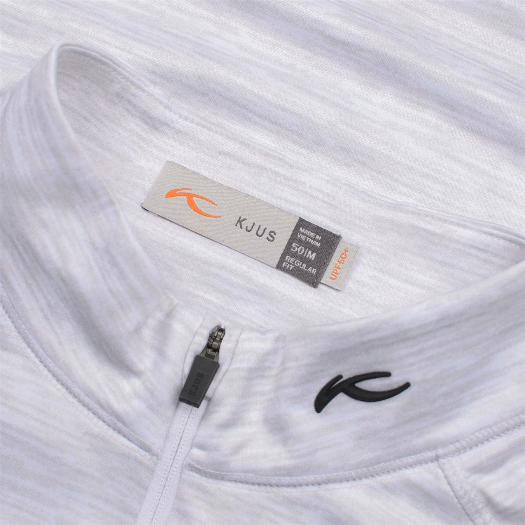 Keano Half Zip Mid Layer White Melange KJUS Men's Performance Clothing