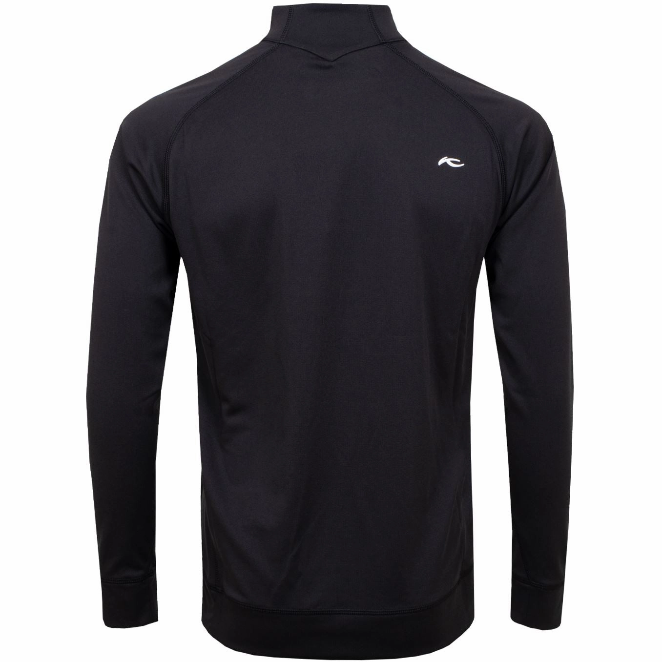 Keano Half Zip Regular Fit Mid Layer Black Melange KJUS Men's Performance Clothing