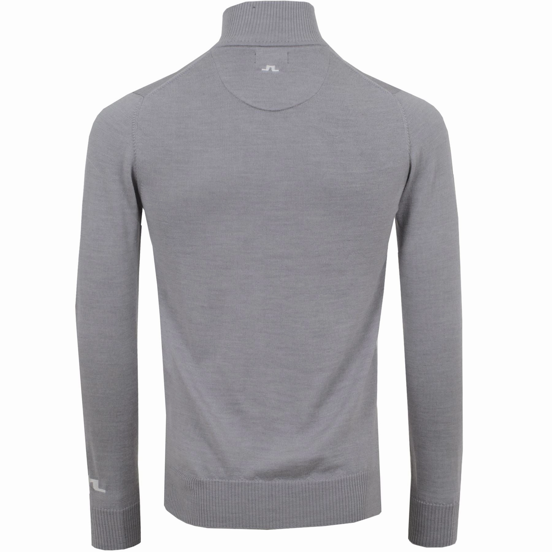 Kian Zipped Golf Sweater Grey Melange J.Lindeberg Golfwear for Men